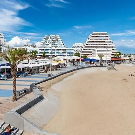 Superbe T3 Moderne Vue Avec Parking, Climatisation, Piscine لا غراند موت